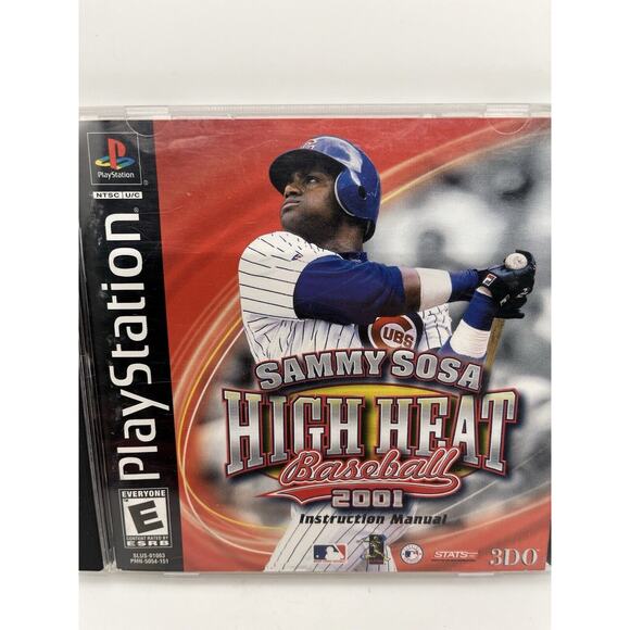 Sammy Sosa High Heat Baseball 2001 Sony PlayStation 1PS1 CIB Tested and Working - Picture 2 of 8